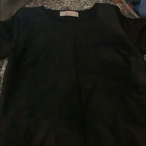 Brushed pleather tunic